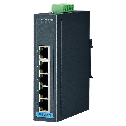 5-port 10/100Mbps Unmanaged FE Switch(WideTemp.)
